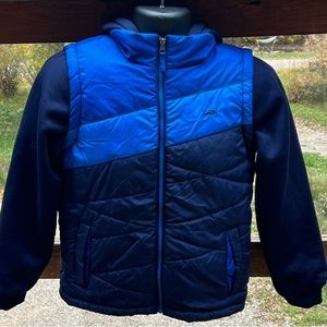 Pacific Trail Boys Size M (10/12) Jacket in Blue with Hood ~ Great Condition